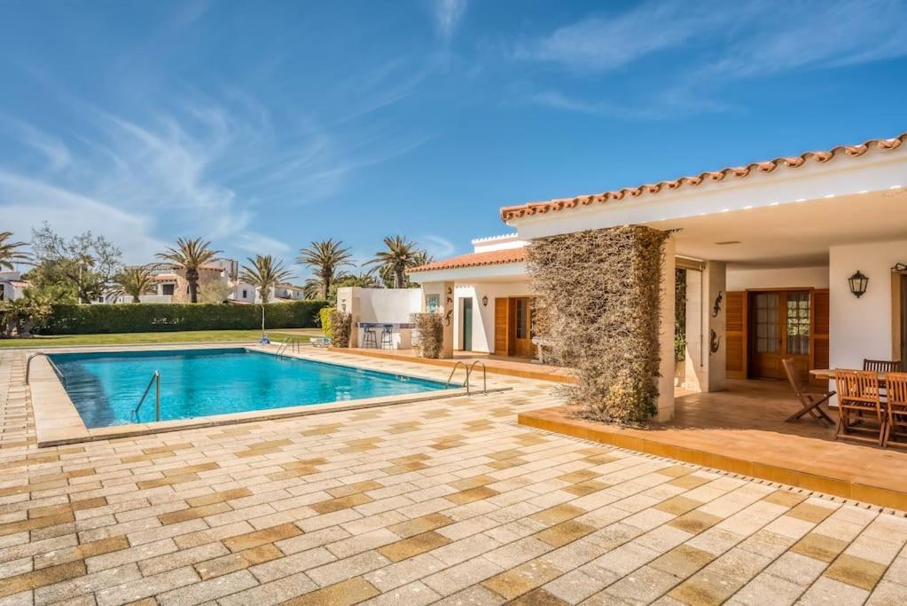 La Calma Espectacular Villa Con Jardin Y Piscina En Menorca S'Algar Exterior foto